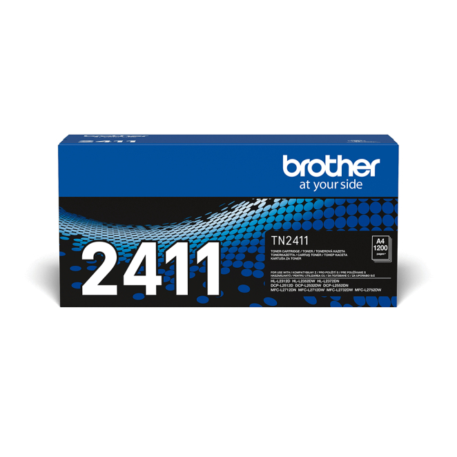 Brother TN-2411 cartucho de tóner 1 pieza(s) Original Negro 1 Brother TN-2411 cartucho de tóner 1 pieza(s) Original Negro