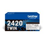 Cartuchos de tóner Brother TN-2420TWIN, paquete de 2 piezas, original y alto rendimiento, SKU TN2420TWIN