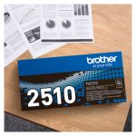 Brother TN-2510 cartucho de tóner negro original, una pieza, SKU TN2510
