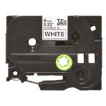 Brother TZE-FX211 cinta para impresora de etiquetas negro sobre blanco, SKU TZE-FX211