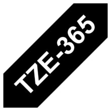 Imagen de la cinta para impresora de etiquetas Brother modelo TZE365, cinta TZe duradera y de alta calidad