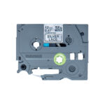 Cinta para impresora de etiquetas Brother TZE-MPSL31, negro sobre plata, SKU TZEMPSL31