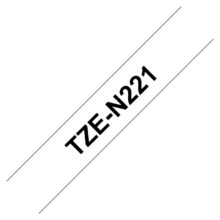 Cinta para impresora de etiquetas Brother TZE-N221, resistente al agua, 9mm ancho, SKU: TZEN221