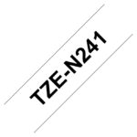 Cinta de impresora de etiquetas Brother modelo TZE-N241 de 18 mm para impresora de etiquetas, SKU TZEN241
