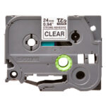 Brother TZE-S151 cinta para impresora de etiquetas, tinta negra sobre fondo transparente, SKU TZES151