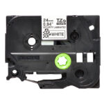 Brother TZE-SE5 cinta para impresora de etiquetas Negro sobre blanco, compatible con impresoras TZ/TZe - SKU TZESE5