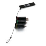 Cambiador de género para cable C2G con 3x HDMI, Mini DisplayPort y USB-C en color negro. SKU: 29878