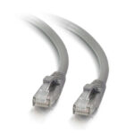 C2G Cable de conexión de red de 1 metro Cat5e sin blindaje con funda (UTP) en color gris, SKU 83141