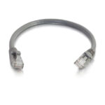 Cable de conexión de red de 0,5 metros sin blindaje y con funda, categoría Cat6, color gris, SKU 83365