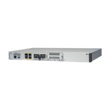 Imagen del Cisco Catalyst 8200 Router Gigabit Ethernet en color gris, modelo C8200L-1N-4T, ideal para conexiones rápidas y seguras