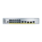 Imagen del switch Cisco C9200CX-12T-2X2G-E gestionado con soporte Gigabit Ethernet 10/100/1000 y energía sobre Ethernet PoE, SKU C9200CX-12T-2X2G-E