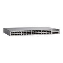 Switch Cisco Catalyst 9200L Gestionado L3 Gigabit Ethernet, 48 Puertos, PoE, color gris. SKU: C9200L-48PL-4X-E