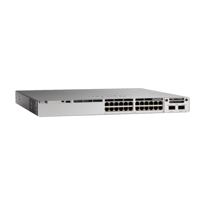 Cisco Catalyst C9300-24UX-E switch gestionado con PoE y Ethernet 10G Cisco Catalyst C9300-24UX-E, switch gestionado L2/L3, 24 puertos 10G Ethernet, PoE, modelo SKU C9300-24UX-E
