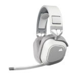 Corsair auriculares inalámbricos modelo CA-9011296-EU, diadema para juego Bluetooth y color blanco