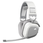 Corsair auriculares inalámbricos modelo CA-9011296-EU, diadema para juego Bluetooth y color blanco