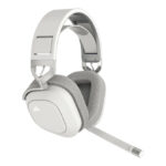 Corsair auriculares inalámbricos modelo CA-9011296-EU, diadema para juego Bluetooth y color blanco
