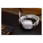 Corsair auriculares inalámbricos modelo CA-9011296-EU, diadema para juego Bluetooth y color blanco