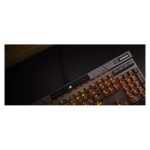 Teclado para juegos Corsair K70 MAX, conexión USB, layout en inglés de EE. UU., color negro, con iluminación RGB, SKU CH-910961G-NA