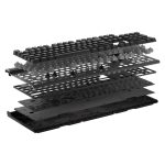 Teclado para juegos Corsair K70 MAX, conexión USB, layout en inglés de EE. UU., color negro, con iluminación RGB, SKU CH-910961G-NA