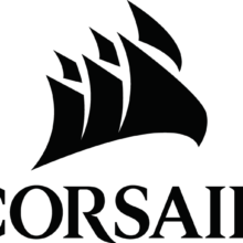 Teclado Corsair modelo 10GAT9901 diseñado para oficina, color negro, conexión USB.