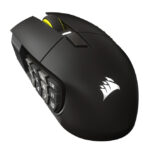 Ratón gaming Corsair Scimitar Elite Wireless SE, para mano derecha, con conexión RF Wireless y Bluetooth, sensor óptico de 33000 DPI. SKU: CH-9314014-WW.