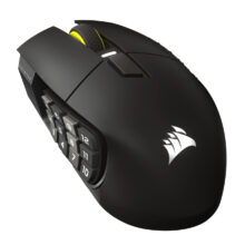 Ratón gaming Corsair Scimitar Elite Wireless SE, para mano derecha, con conexión RF Wireless y Bluetooth, sensor óptico de 33000 DPI. SKU: CH-9314014-WW.