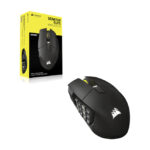 Ratón gaming Corsair Scimitar Elite Wireless SE, para mano derecha, con conexión RF Wireless y Bluetooth, sensor óptico de 33000 DPI. SKU: CH-9314014-WW.
