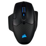 Corsair DARK CORE RGB SE ratón para juegos de mano derecha RF Wireless, Bluetooth y USB Type-A, óptico, 18000 DPI, SKU CH-9315511-EU