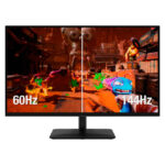 Imagen de la pantalla Corsair Xeneon 32UHD144-A, una pantalla para PC de 32 pulgadas con resolución 3840x2160 píxeles en 4K Ultra HD, color negro. SKU: CM-9020006-PE