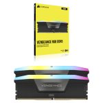 Corsair Vengeance RGB, módulo de memoria de 32 GB (2 x 16 GB) DDR5 con SKU CMH32GX5M2B5600C40K, iluminado y con alto rendimiento