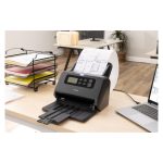 Escáner Canon imageFORMULA DR-M260 con alimentador de hojas, resolución 600 x 600 DPI, tamaño A4, en color negro. SKU: 2405C003