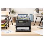 Escáner Canon imageFORMULA DR-M260 con alimentador de hojas, resolución 600 x 600 DPI, tamaño A4, en color negro. SKU: 2405C003