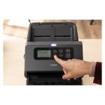 Escáner Canon imageFORMULA DR-M260 con alimentador de hojas, resolución 600 x 600 DPI, tamaño A4, en color negro. SKU: 2405C003