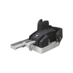 Escáner de cheques Canon imageFORMULA CR-L1 con una resolución de 300 x 300 DPI, en color negro y gris. SKU 3595C003.