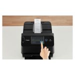Escáner Canon imageFORMULA DR-S150 con alimentador automático de documentos y escáner de alimentación manual de 600 x 600 DPI, modelo 4044C003. Especificaciones de tamaño A4 y color negro.