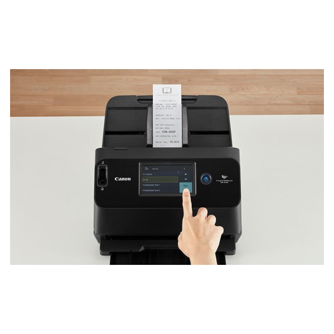 Canon imageFORMULA DR-S150 Alimentador automático de documentos (ADF) + escáner de alimentación manual 600 x 600 DPI A4 Negro 4 Pantalla LCD del Canon imageFORMULA DR-S150