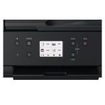 Vista frontal de la impresora Canon PIXMA TR7650 de inyección de tinta con resolución de 4800 x 1200 DPI y conectividad Wifi. SKU 4452C026