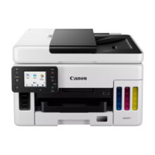 Impresora Canon MAXIFY GX6050 MegaTank A4, inyección de tinta con resolución de 600 x 1200 DPI y conectividad Wifi. SKU 4470C006