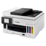 Impresora Canon MAXIFY GX6050 MegaTank A4, inyección de tinta con resolución de 600 x 1200 DPI y conectividad Wifi. SKU 4470C006