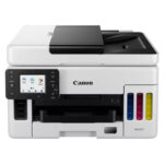 Impresora Canon MAXIFY GX6050 MegaTank A4, inyección de tinta con resolución de 600 x 1200 DPI y conectividad Wifi. SKU 4470C006