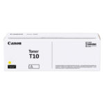 Canon T10 cartucho de tóner amarillo original, SKU 4563C001. Una pieza ideal para impresoras con alta calidad de impresión.