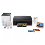 Canon PIXMA G550 MegaTank impresora de inyección de tinta color, resolución 4800 x 1200 DPI, tamaño A4, con conexión Wifi. SKU: 4621C006