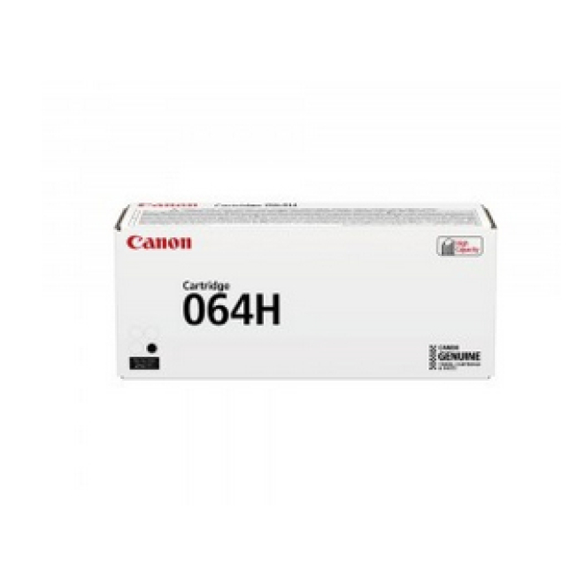 Canon 064H Cartucho de Tóner Negro con Alta Capacidad Canon 064H cartucho de tóner original en color negro, alta capacidad, SKU 4938C001