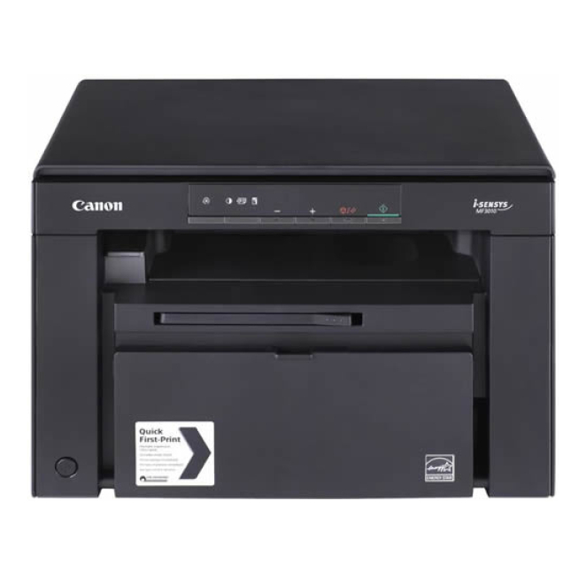 Canon i-SENSYS MF3010 láser multifuncional A4 alta resolución Impresora Canon i-SENSYS MF3010 láser con resolución 1200 x 600 DPI, velocidad de 18 ppm, SKU 5252B034.