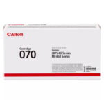 Canon 070 cartucho de tóner negro original, SKU 5639C002. Ideal para impresión de alta calidad.