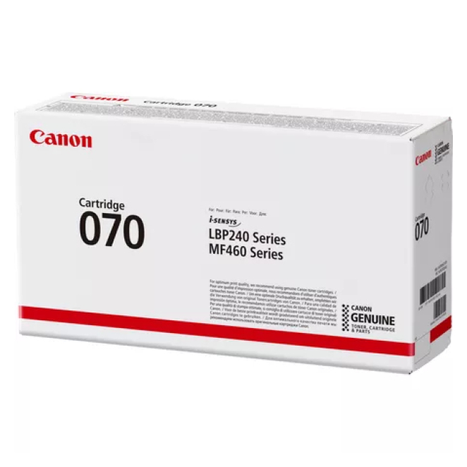 Canon 070 tóner original con alta calidad de impresión