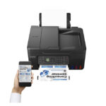 Canon PIXMA G4570, impresora de inyección de tinta con resolución 4800 x 1200 DPI y conectividad Wifi. SKU 5807C006