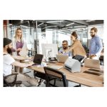 Canon imageFORMULA R30 escáner alimentado por hojas, con resolución de 600 x 600 DPI, tamaño A4 en color blanco. SKU: 6051C003