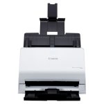 Canon imageFORMULA R30 escáner alimentado por hojas, con resolución de 600 x 600 DPI, tamaño A4 en color blanco. SKU: 6051C003