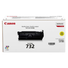 Cartucho de tóner Canon 732Y original amarillo, SKU 6260B002, ideal para impresiones vibrantes y duraderas.